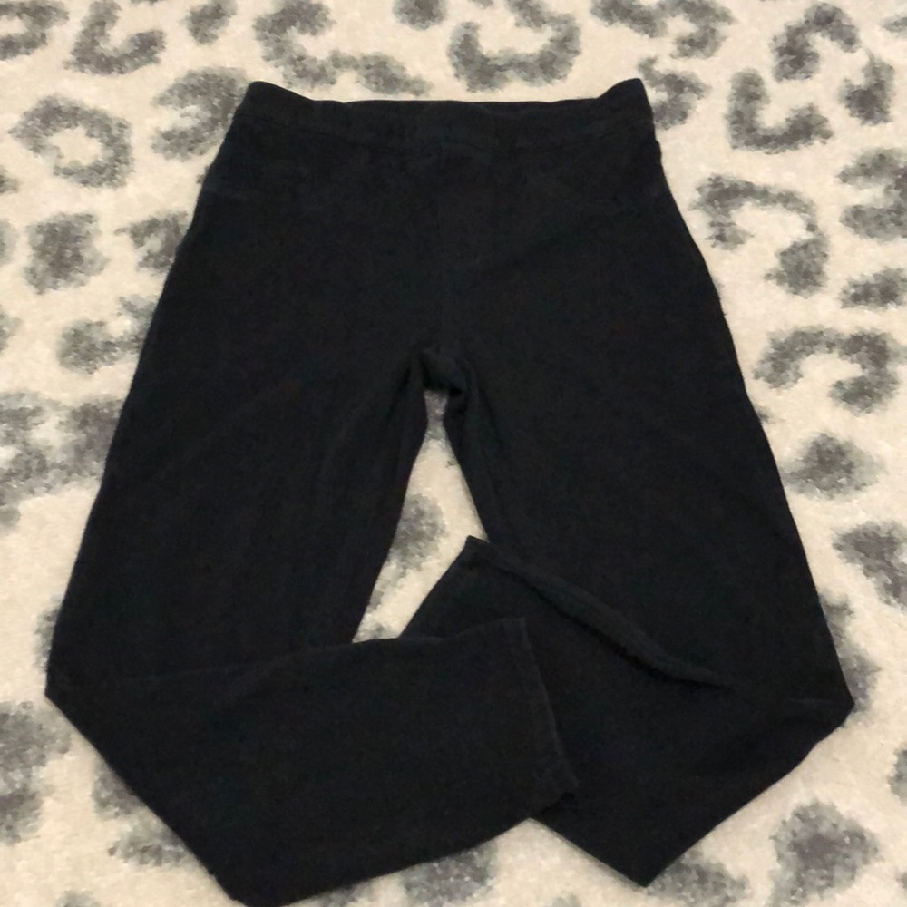 Black spanx Jean leggings. Size medium